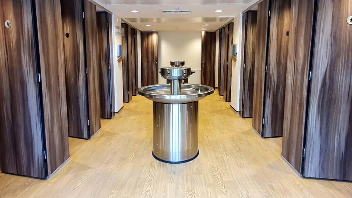 Model No. 3506 Circular Hand Washing Station by Acorn