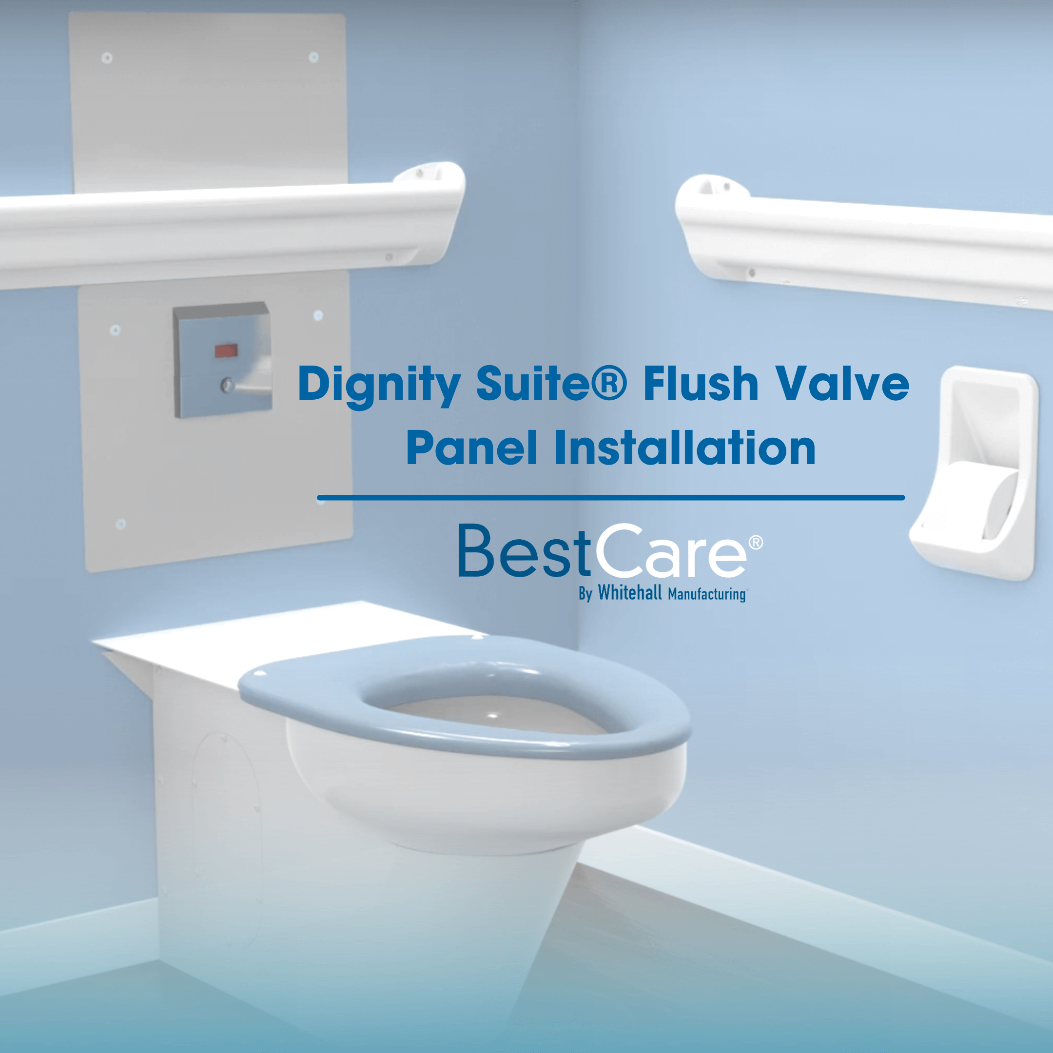 Installation Animation: BestCare® Dignity Suite® ADA Flush Valve Cover