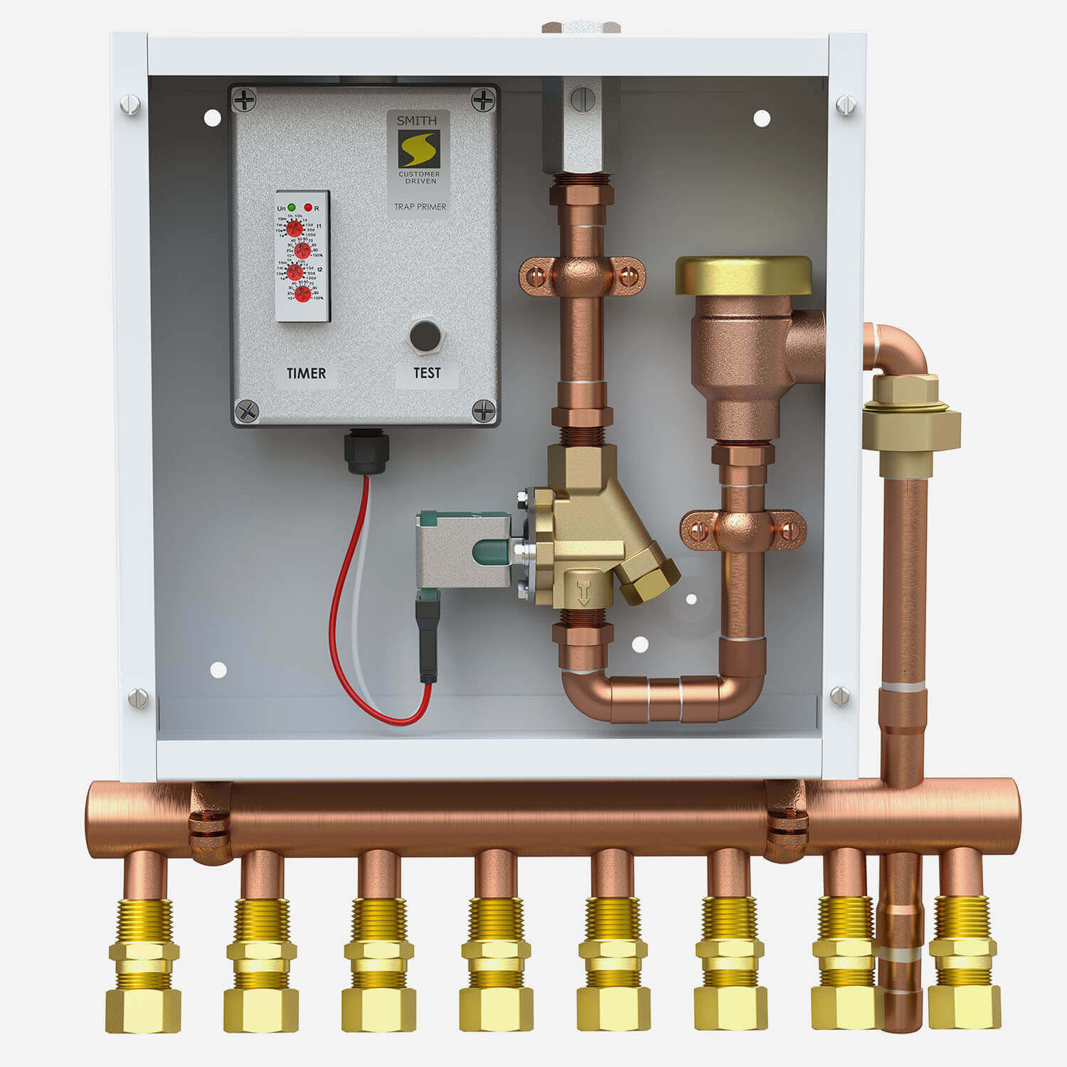Electronic Trap Primer in Surface Mount Enclosure