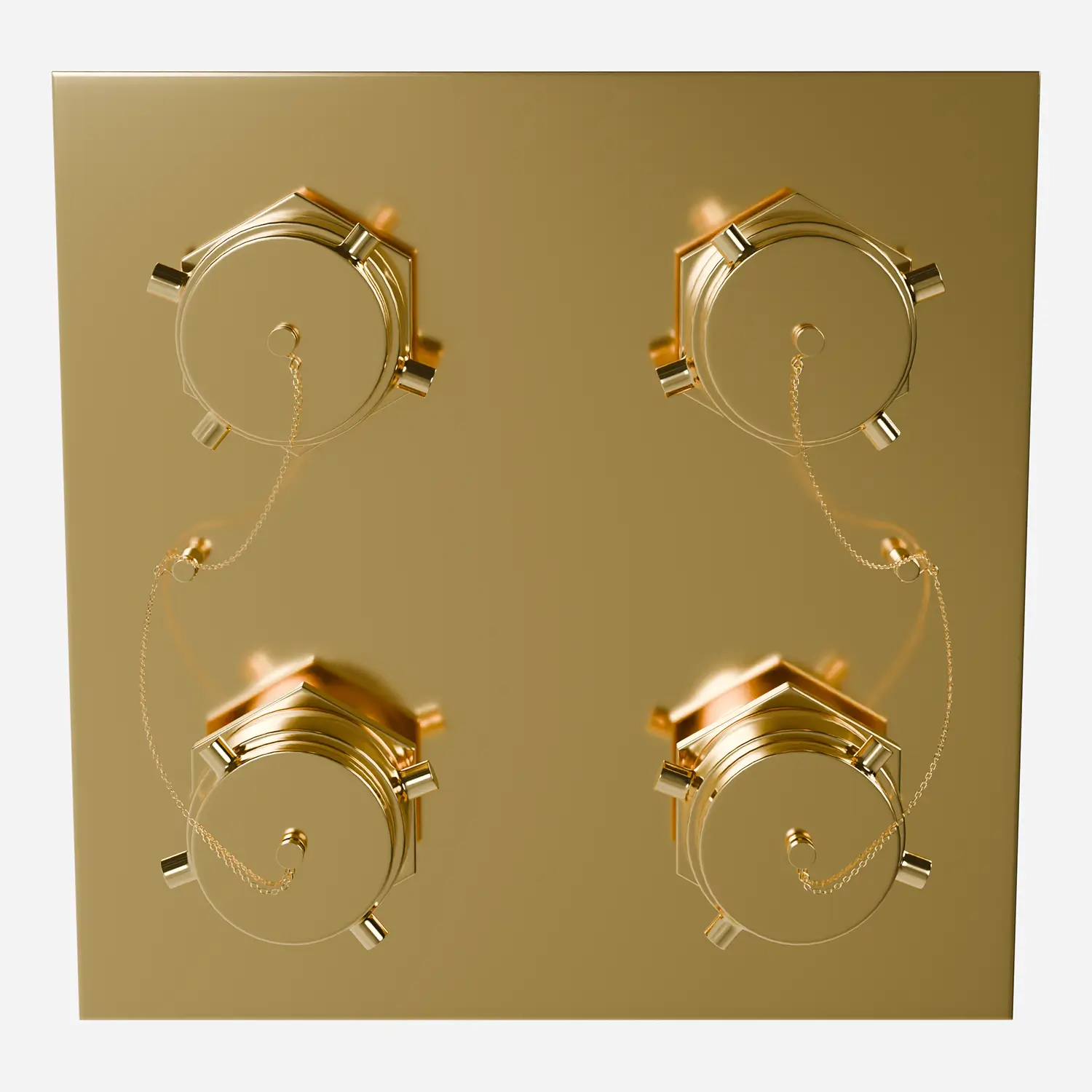5406 Straight Brass