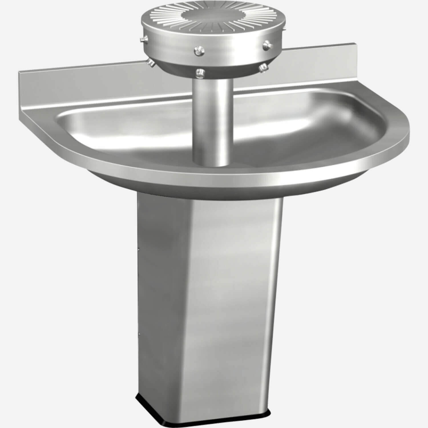 Four Station, ADA, Semi-Circular Wash Fountain