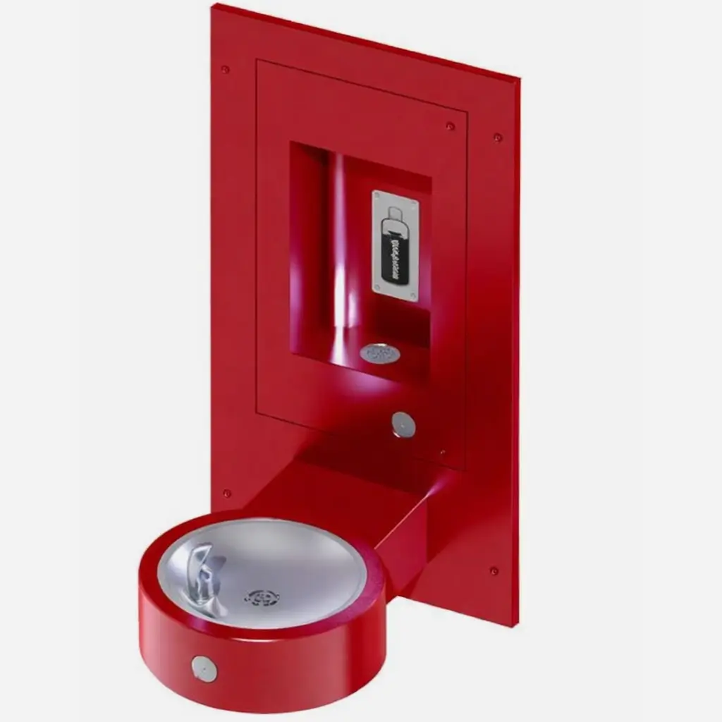 M-OBR6-GRC Bottle Filler with Drinking Fountain