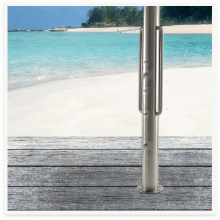 Outdoor Pool and Beach Showers