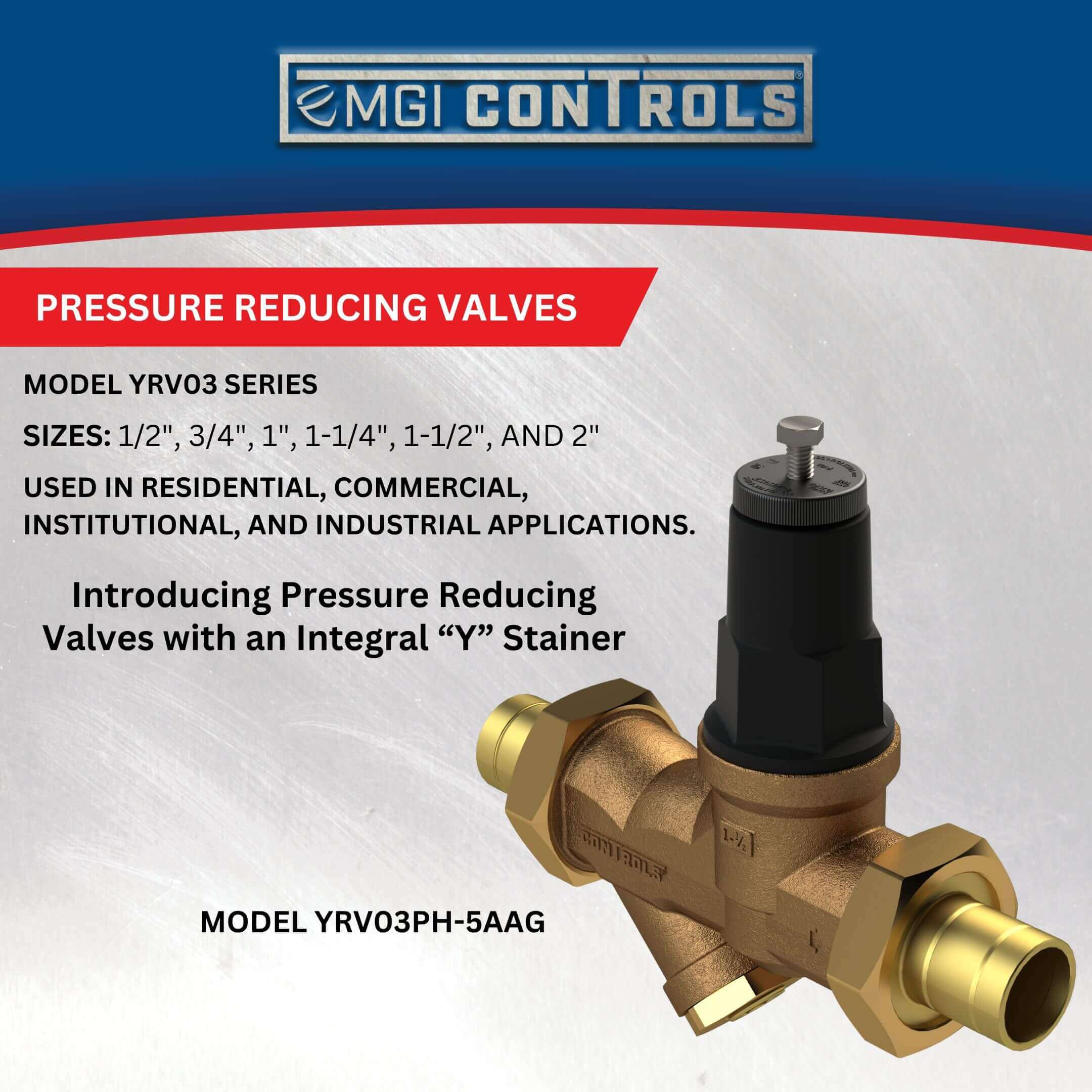 Introducing the YRV03 Pressure Reducing Valve!