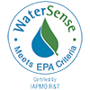 WaterSense meets EPA Criteria - certified by IAPMO R&T