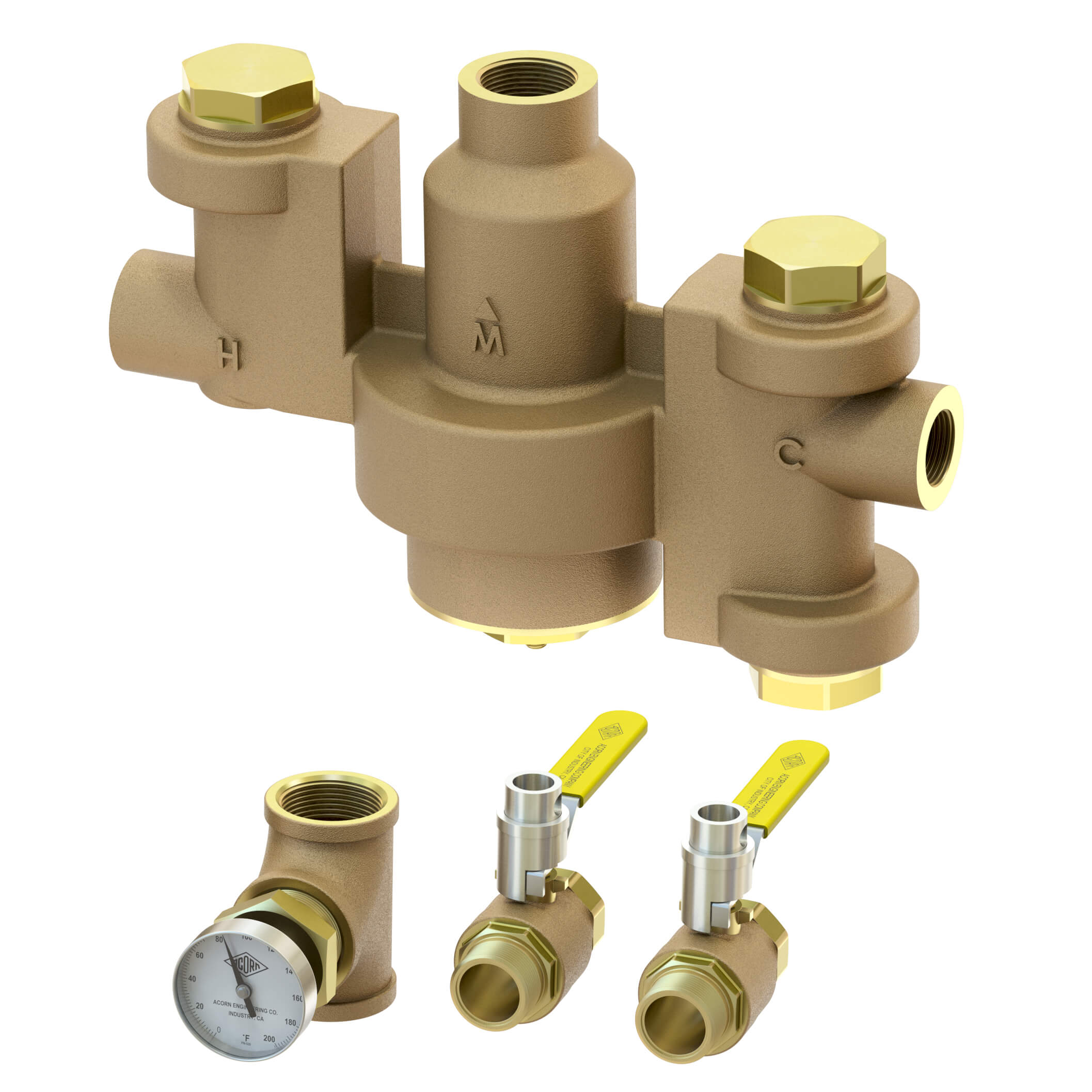 1" x 1-1/4" Emergency Thermostatic Mixing Valve