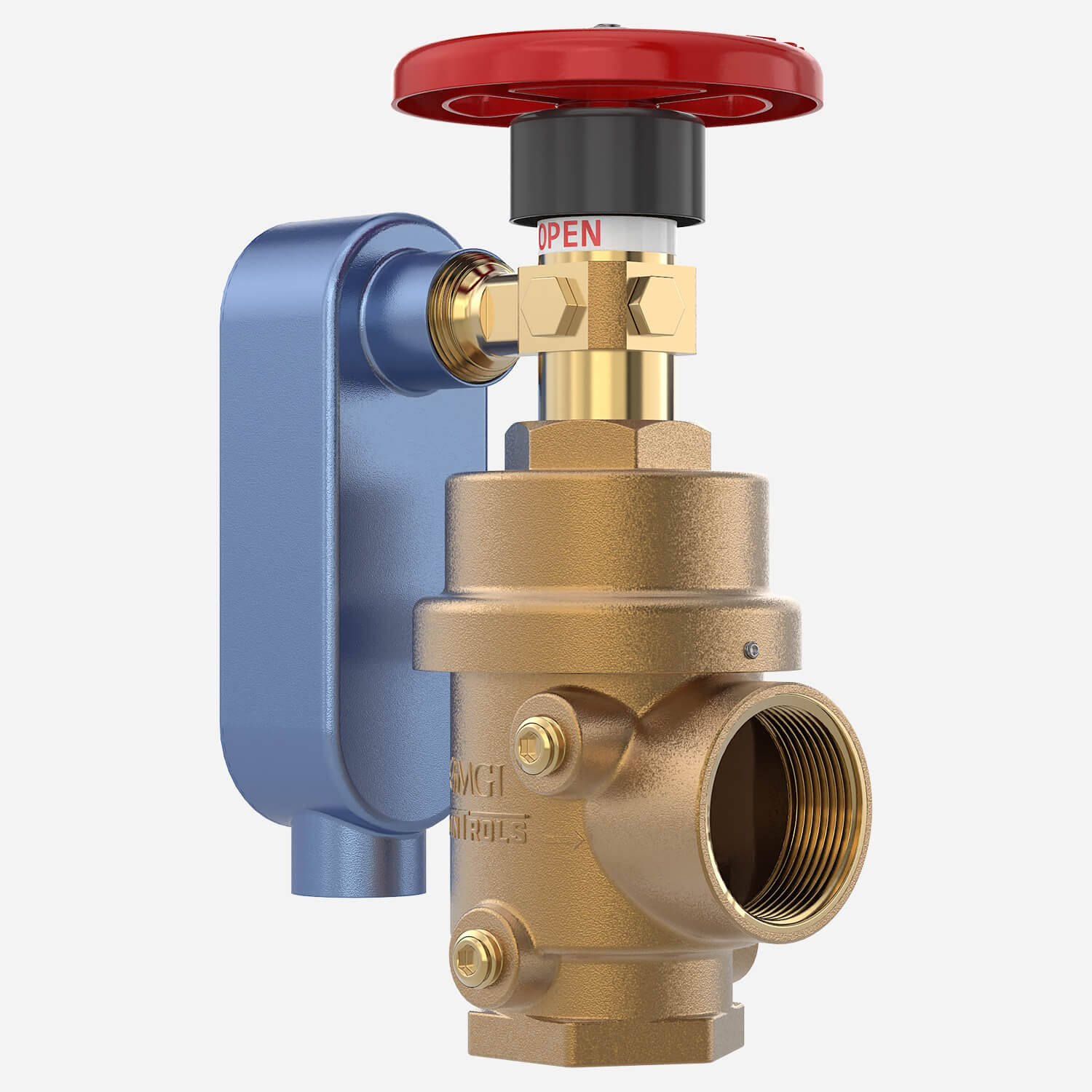 Factory Set Pressure Reducing Reg-U-Matic® Control Valve - Angle Body, 1-1/2" NPT Female Inlet and Outlet