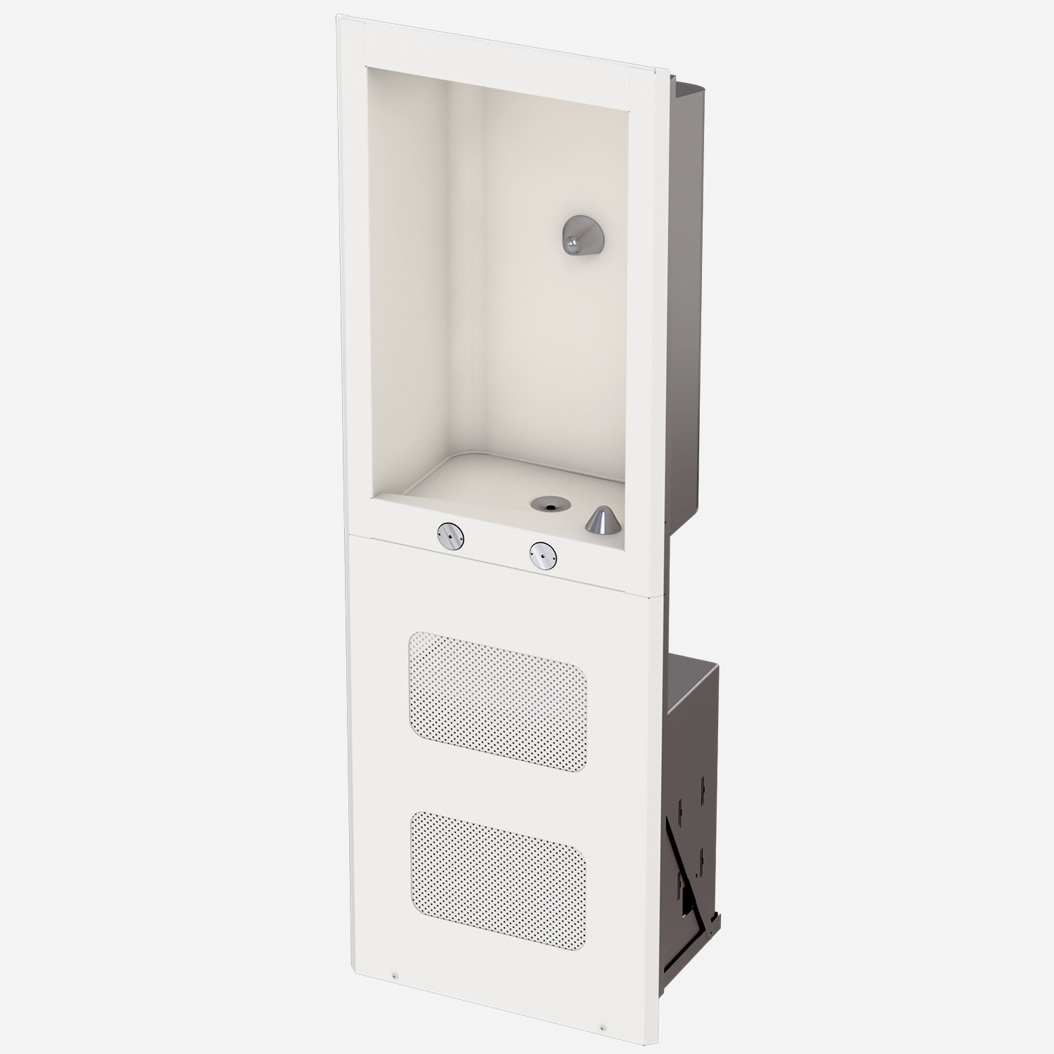 BestCare® Ligature-Resistant Recessed Electric Drinking Fountain and Bottle Filling Station