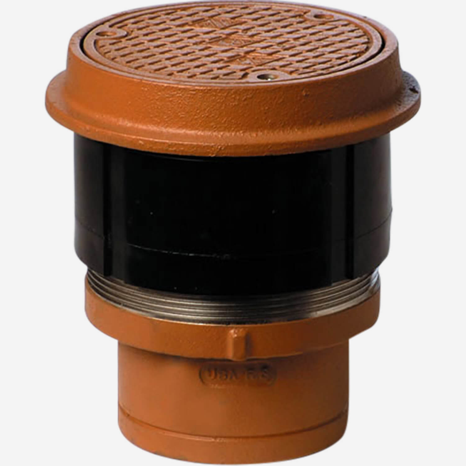 Floor Cleanouts with Round Extra Heavy Duty Cast Iron Tops