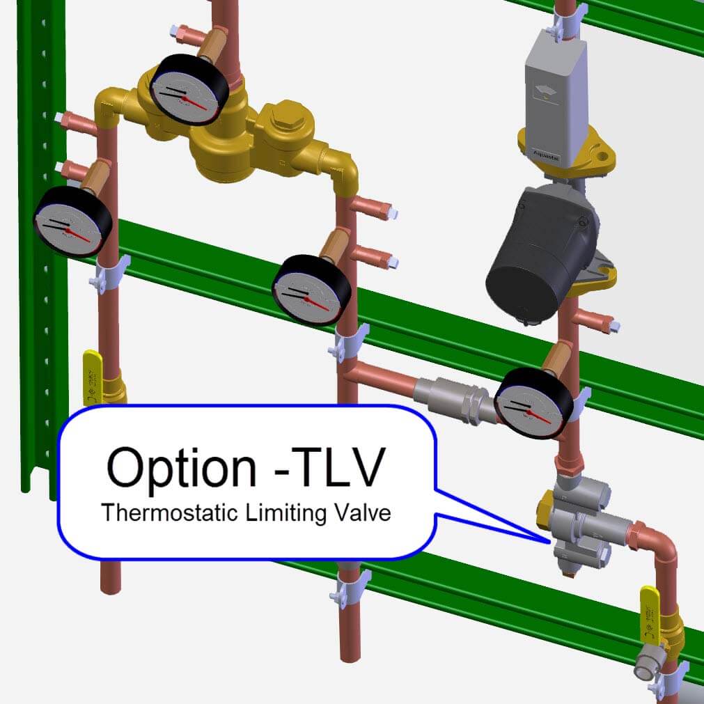Option: Thermostatic Limiting Valve