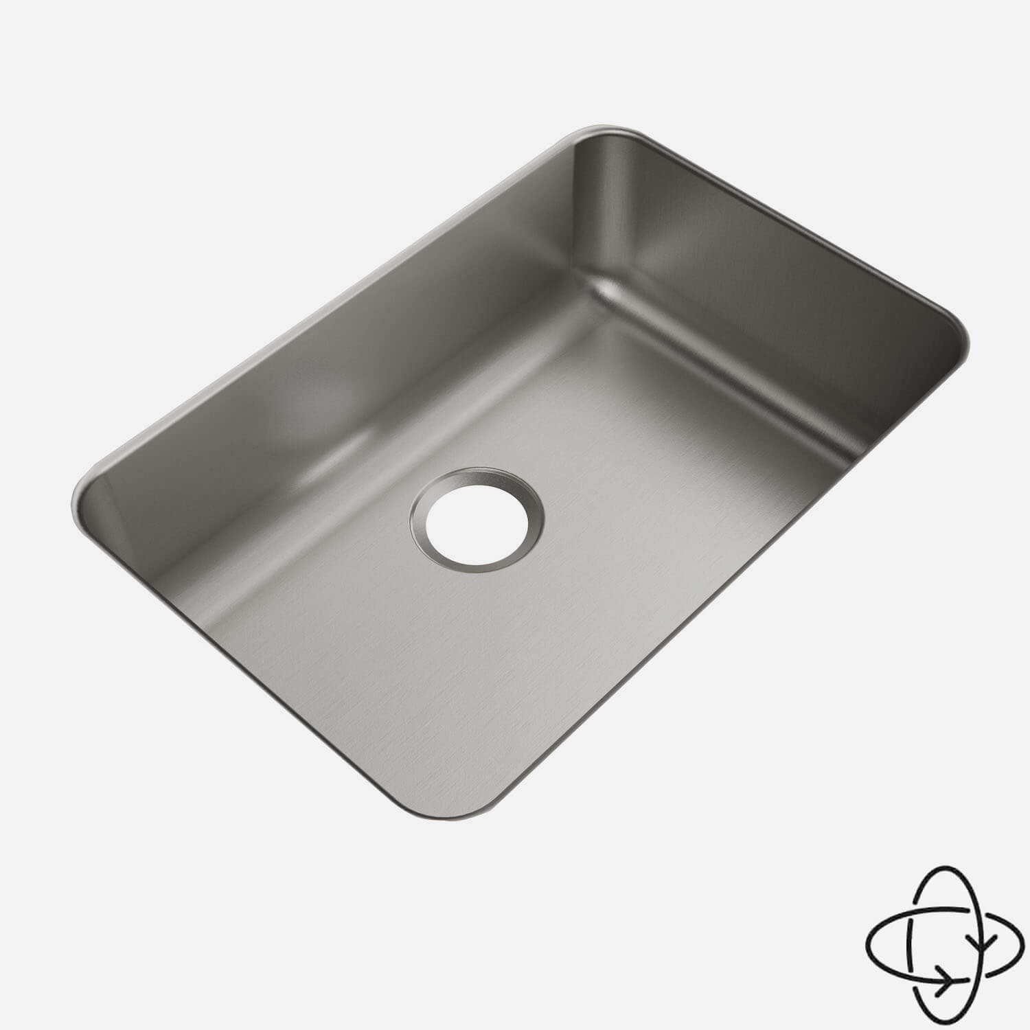 Acorn-Sinks® Stainless Steel Undermount Sink,  24" x 16"