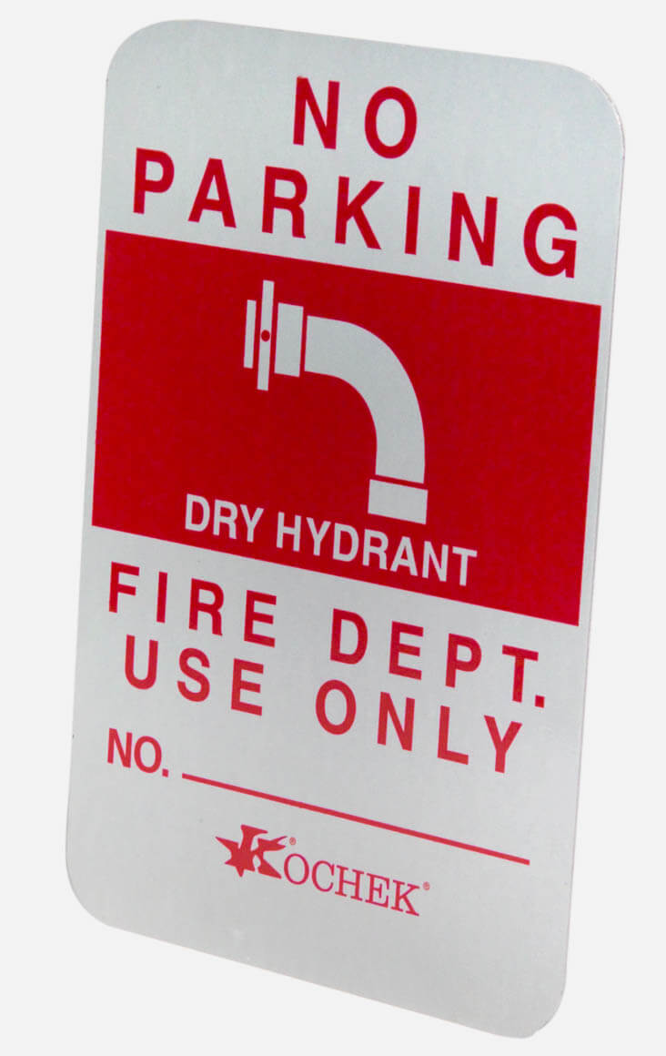 Hydrant Inside Sign REFLECTIVE DRY HYDRANT SIGN - Croker Corporation