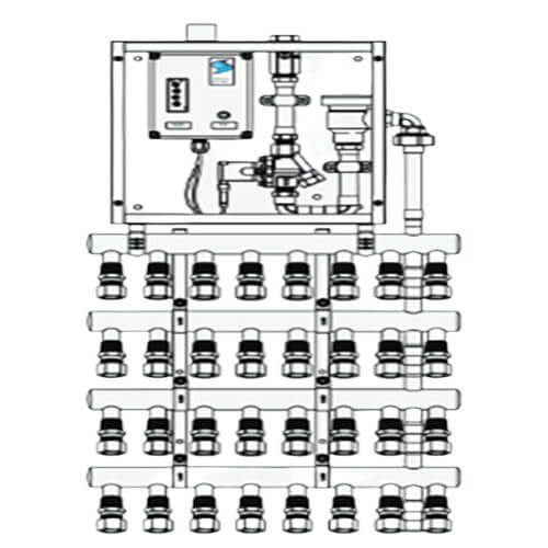 Figure No. 272SM Series Surface-Mounted (SM) Electronic Trap Primers