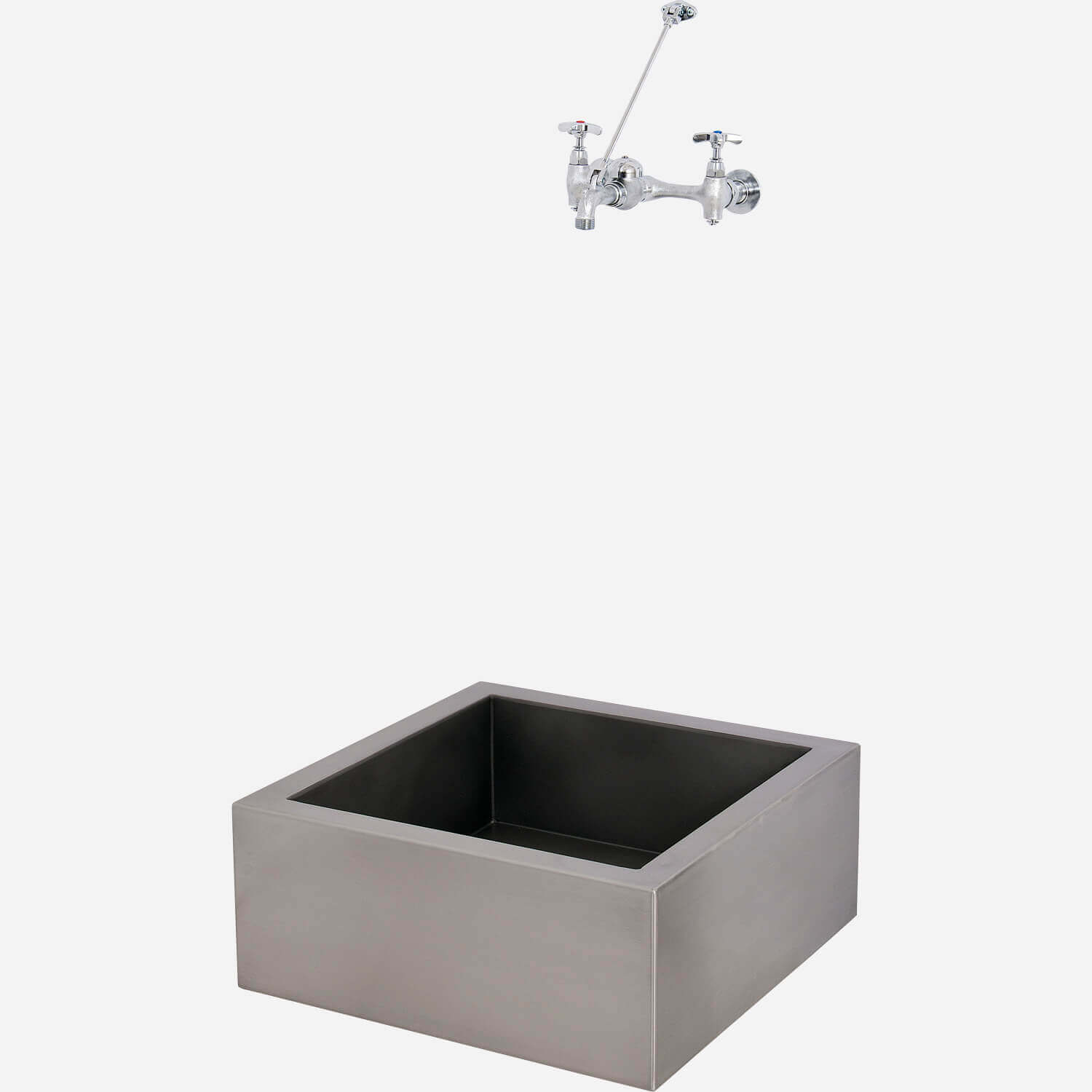 24" Stainless Steel Security Mop Sink