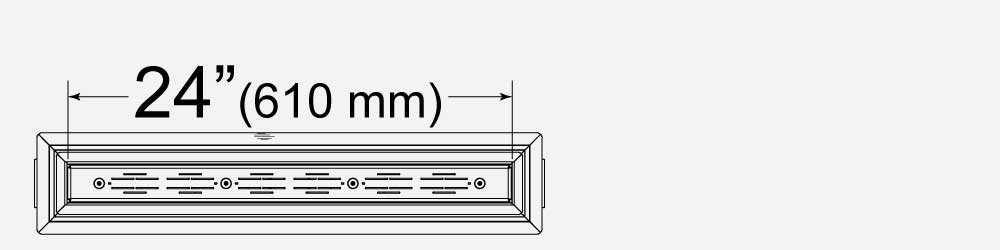 2 feet nominal length