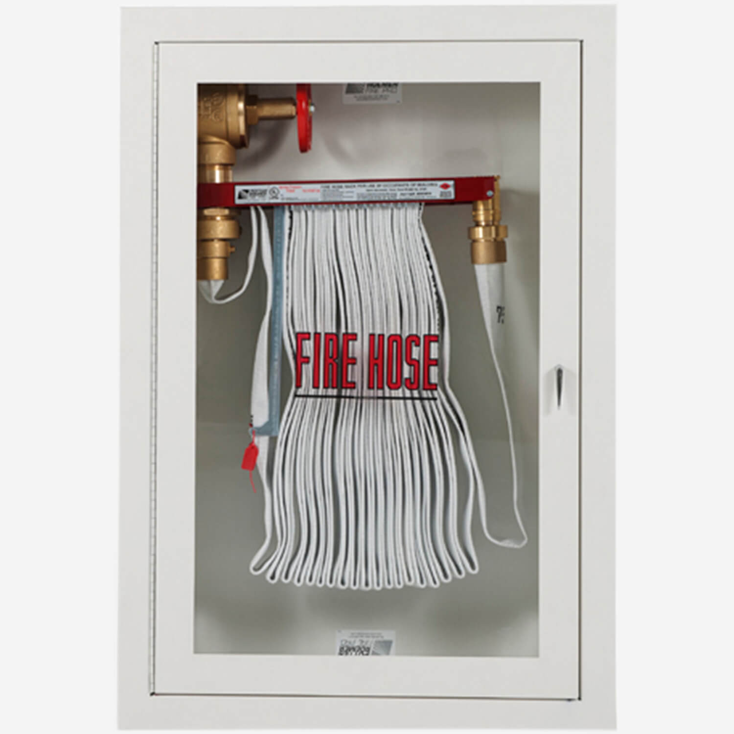 Fire Rated 2.5 x 1.5" Fire Hose Rack Cabinet