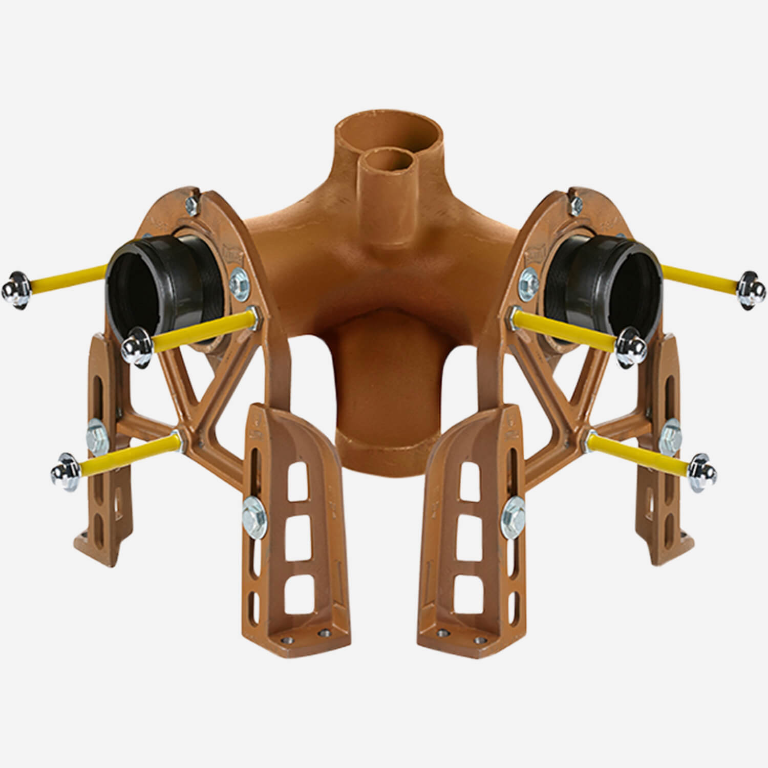 Vertical Fittings at Right Angles for Blowout Water Closets