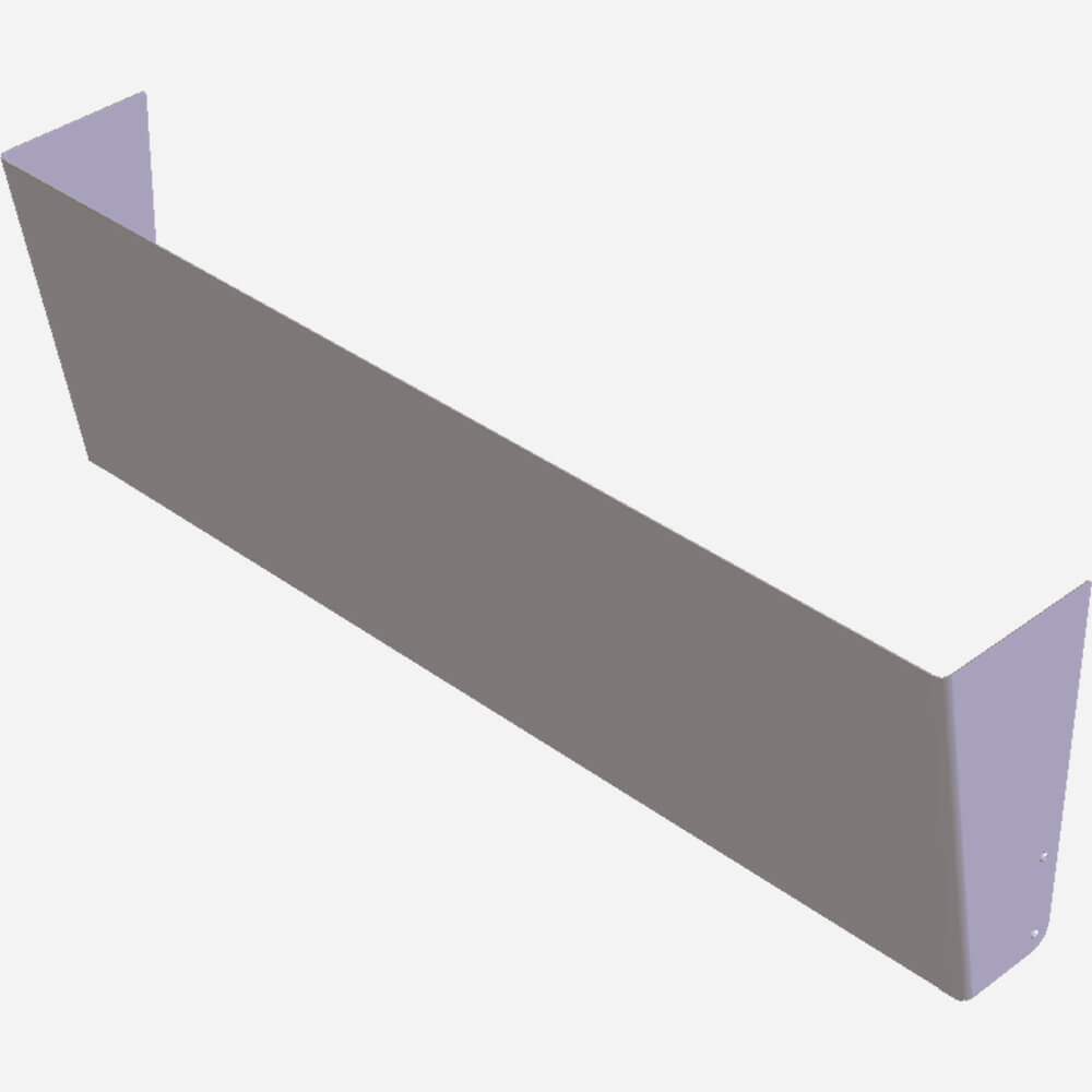 Accessory: Single 54" Wide Trap Enclosure for Deluxe Trough Sink