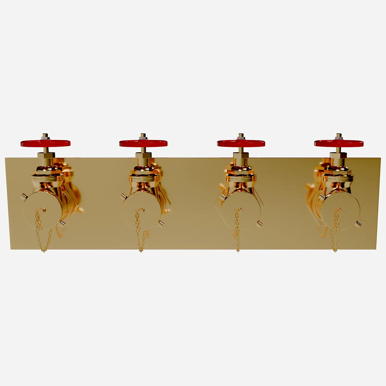 Four-Way Flush Fire Pump Test Connections