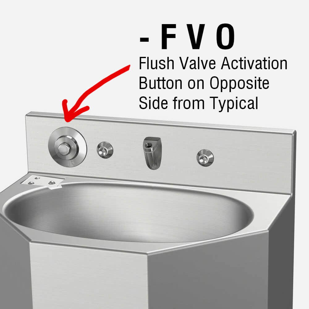 Option: Flush Valve Opposite Location (Comby)