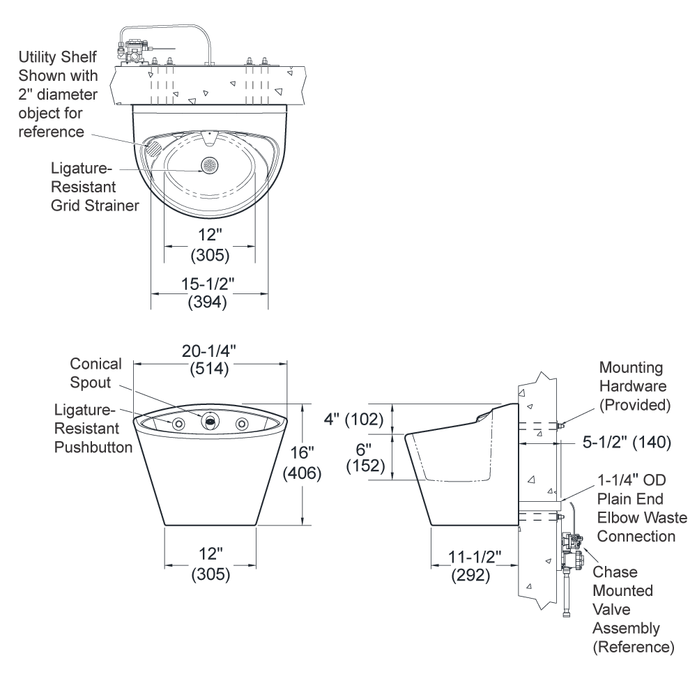 LR1645 Dimensional Drawing Ae LR1645 Dimliner