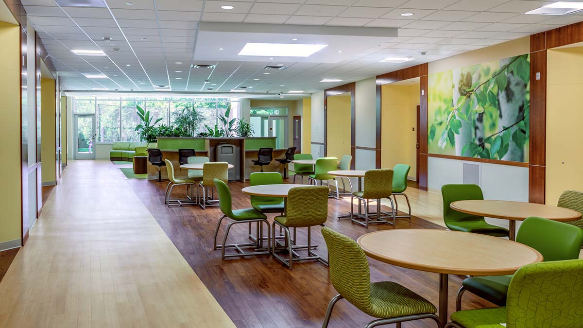 Dining Room at Pine Rest Christian Mental Health Services, Cutlerville, Mich.