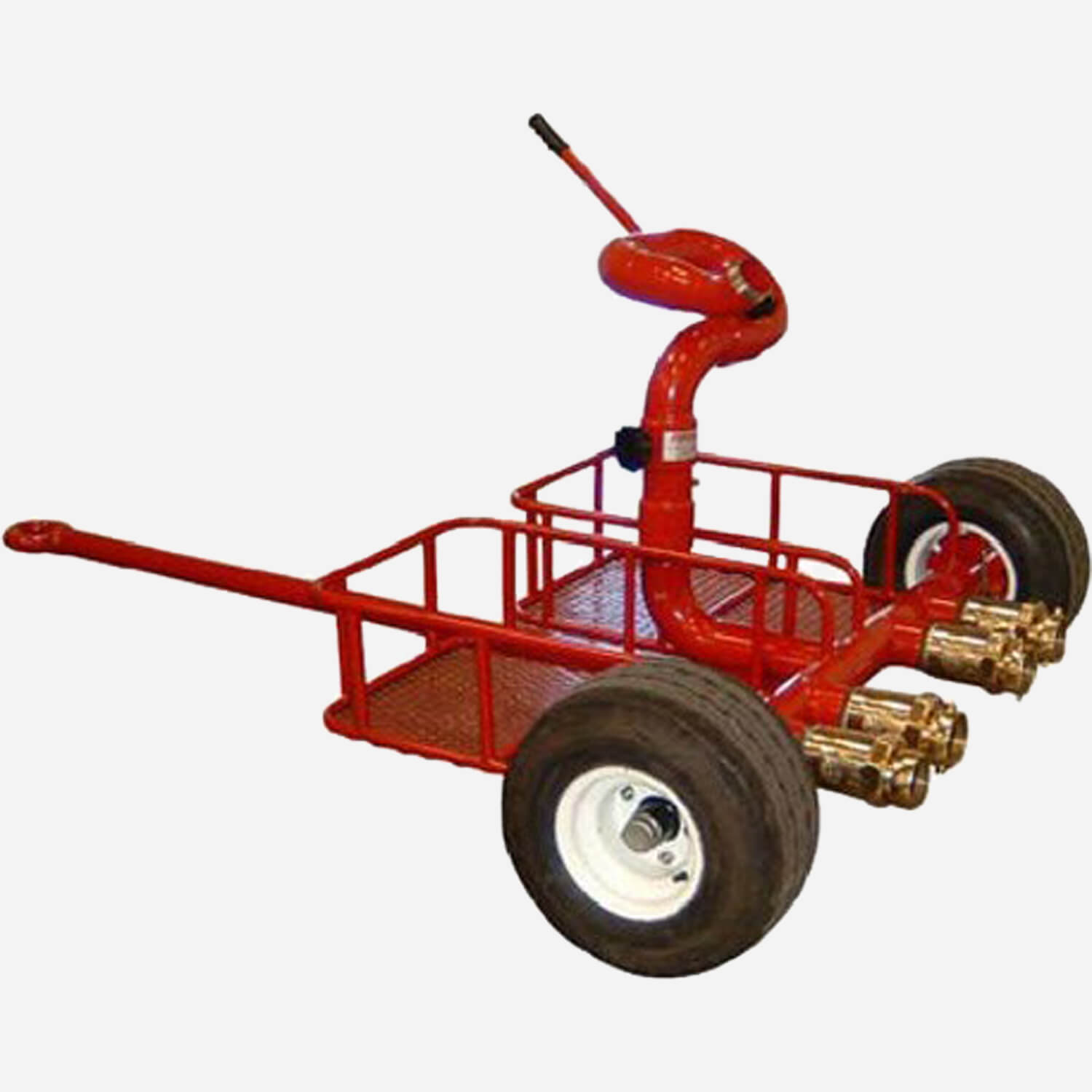 Single-Waterway Fire Monitor and Trailer