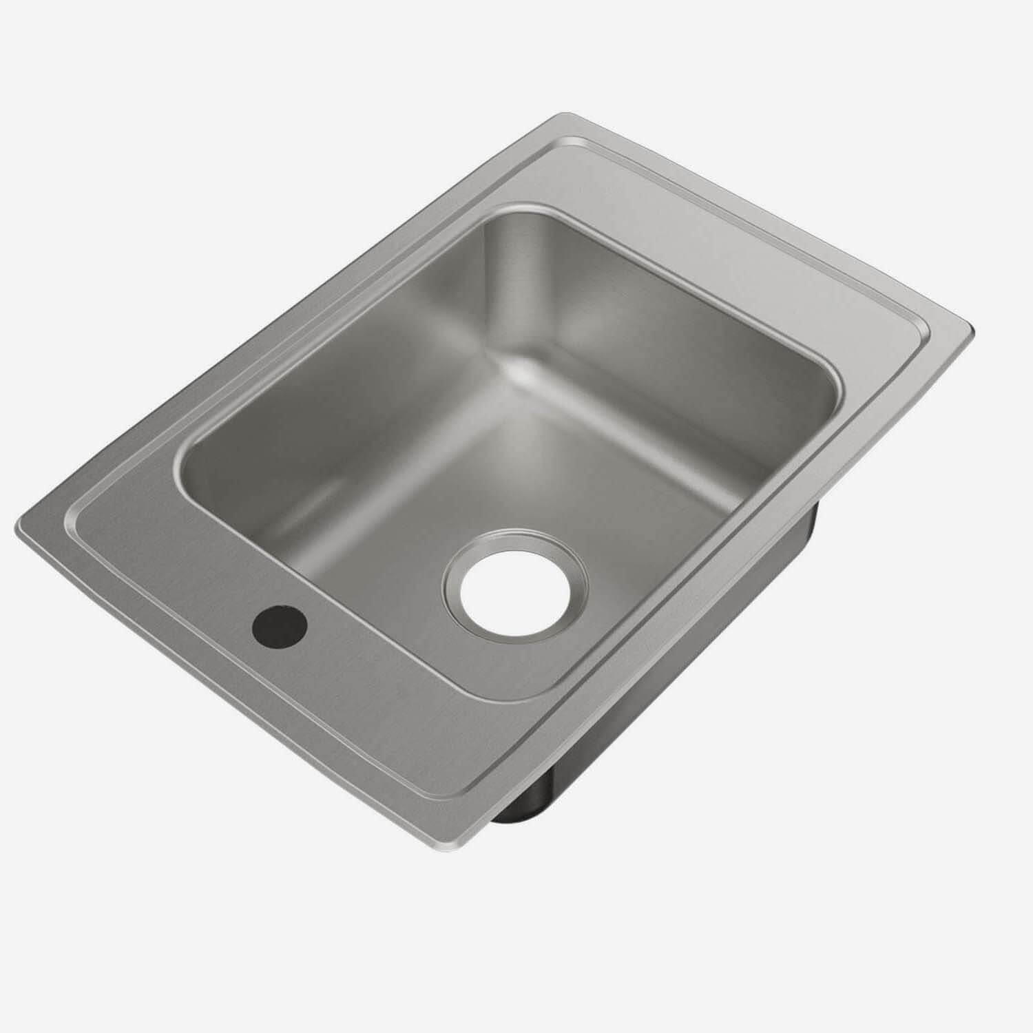 Option: Acorn-Sinks® Single Faucet Punching for Classroom Sink