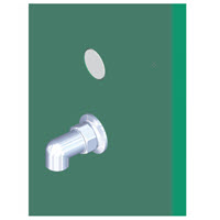 Option: Freeze-Resistant Recessed Jug Filler with Push Button