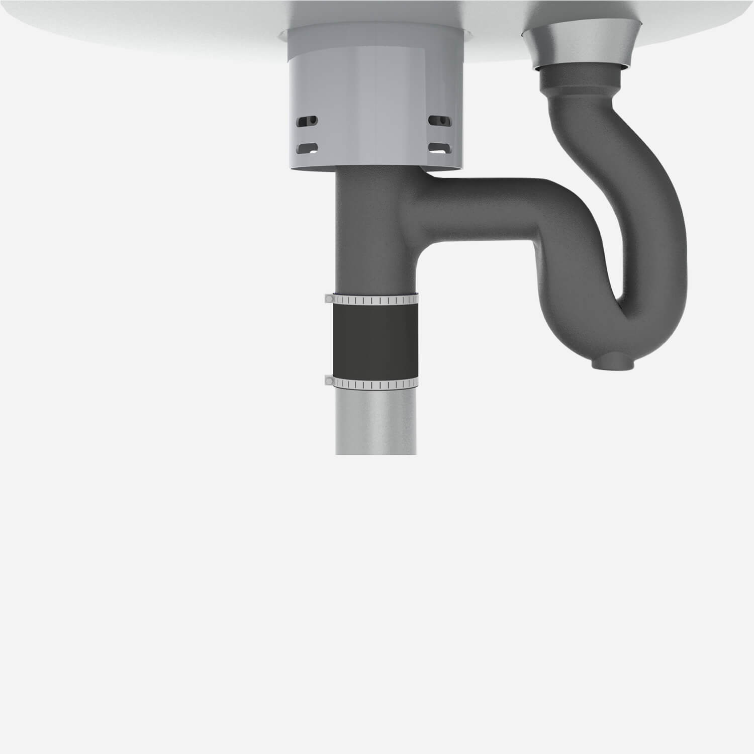 Option: Bottom Supply, Vent Thru Fixture