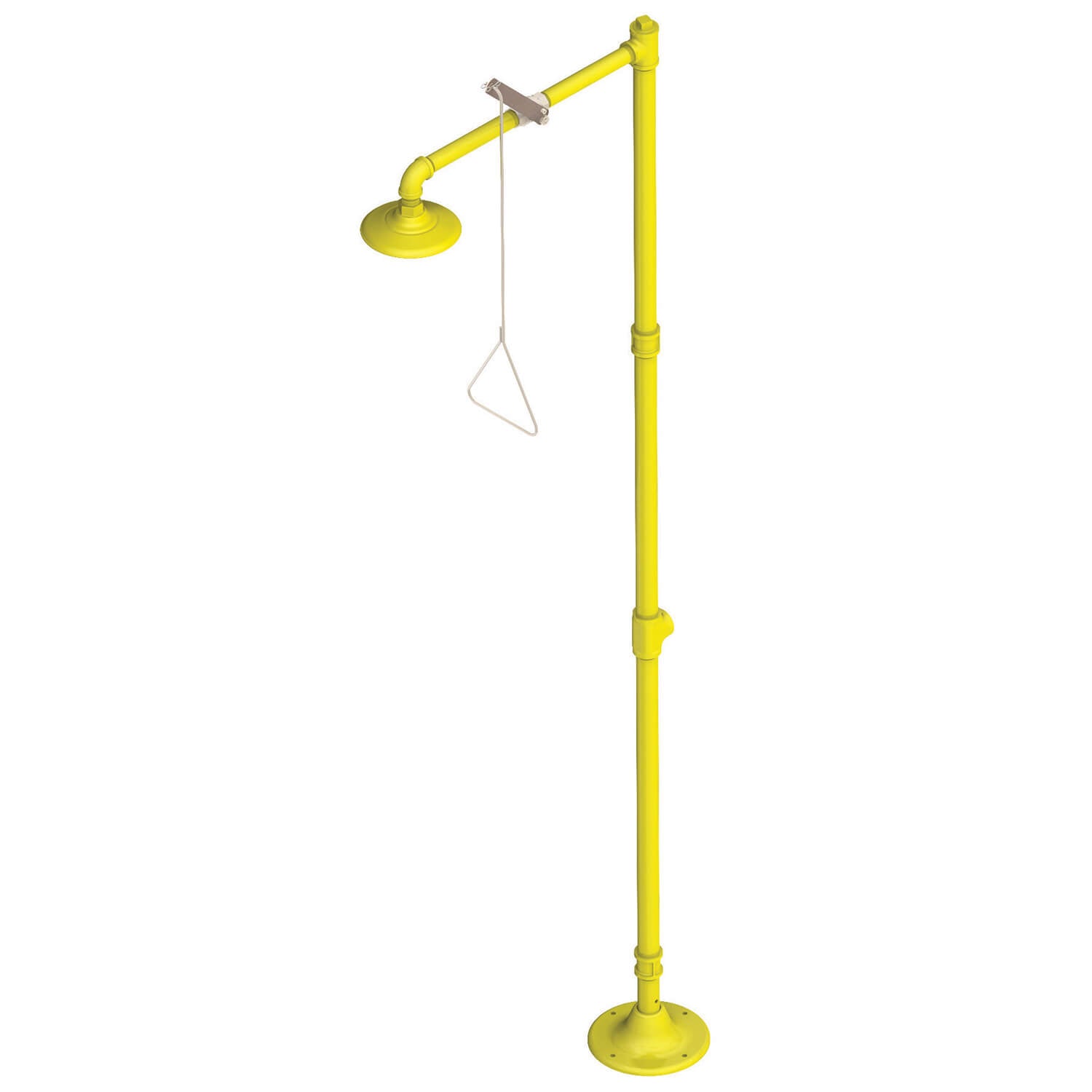 Plastic Head, Pedestal Mount Safety Shower