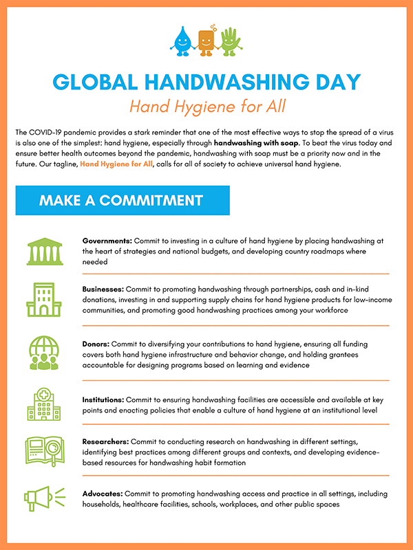 Global Handwashing Day Infographic