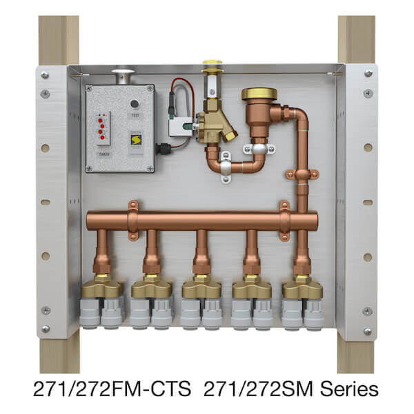 Electronic Trap Primer Valve with Push-In Connections, Fig. 271FM-CTS