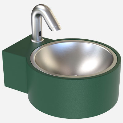 GWC74 Outdoor Hand Washing Station, Stainless Steel, ADA, Lead-Free