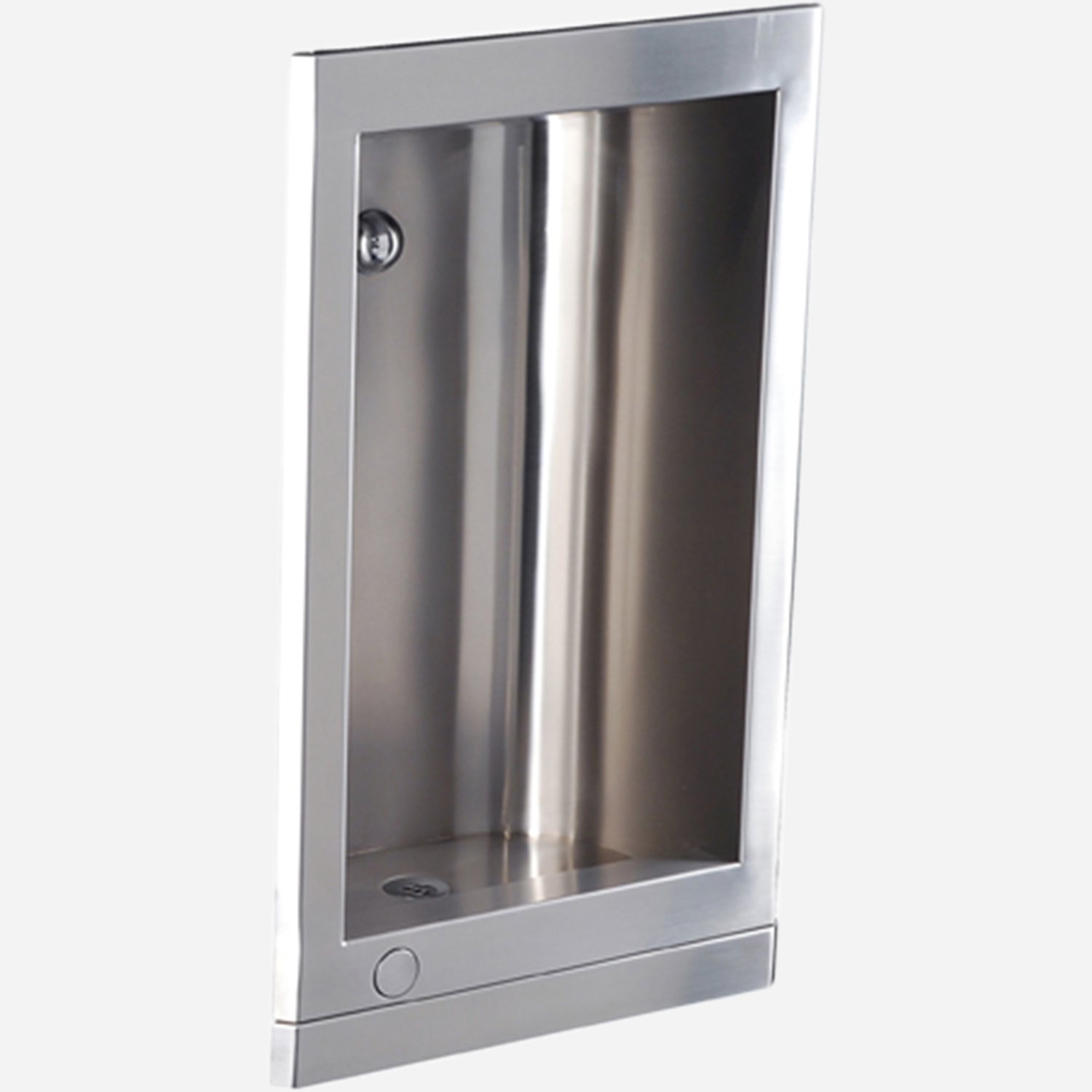 Recessed Stainless Steel Cuspidor - ADA