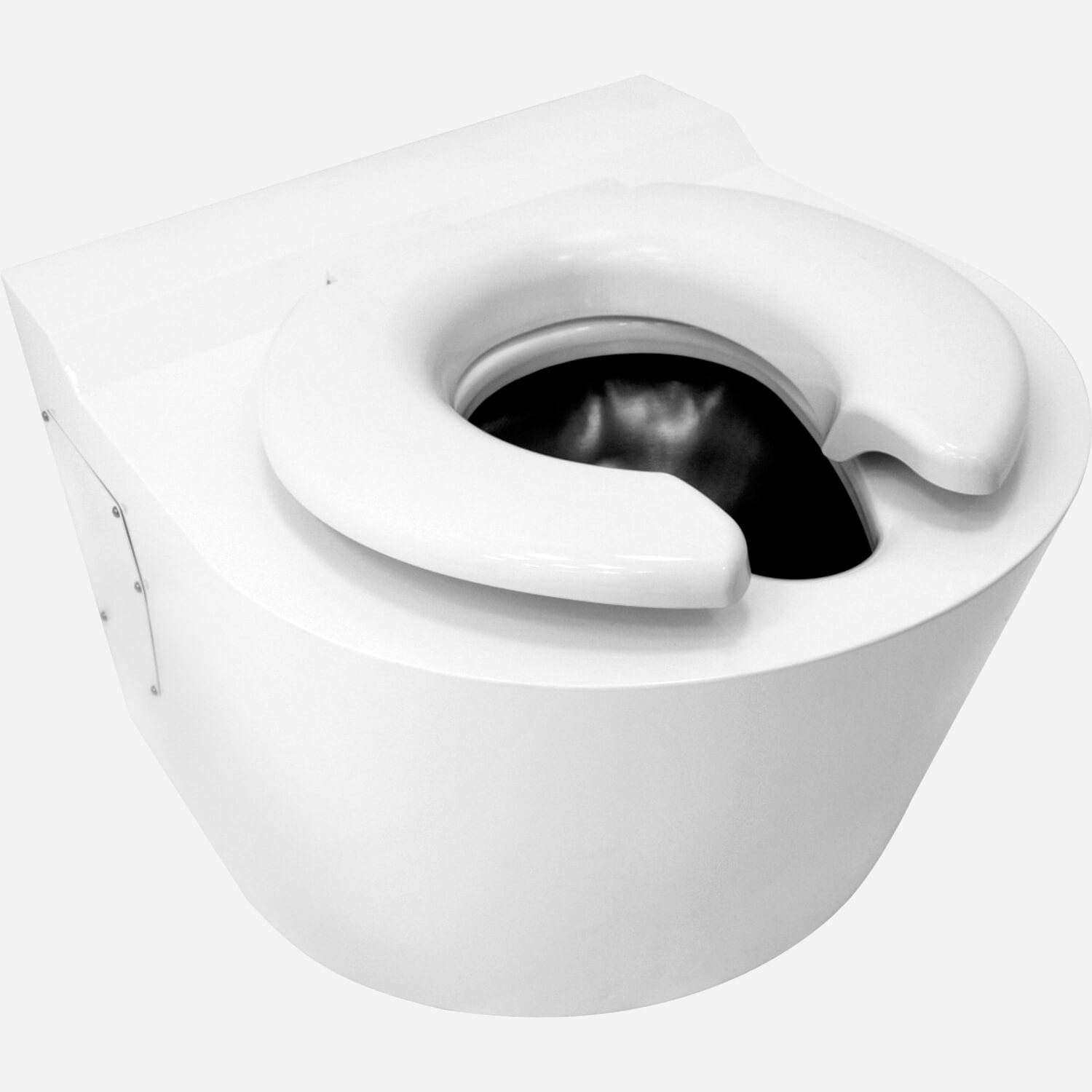 On-Floor, ADA Compliant Bariatric Stainless Steel Toilet