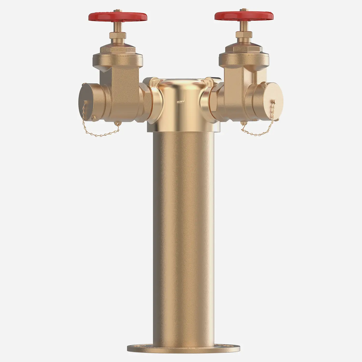 Two-Way Free-Standing Fire Pump Test Connections