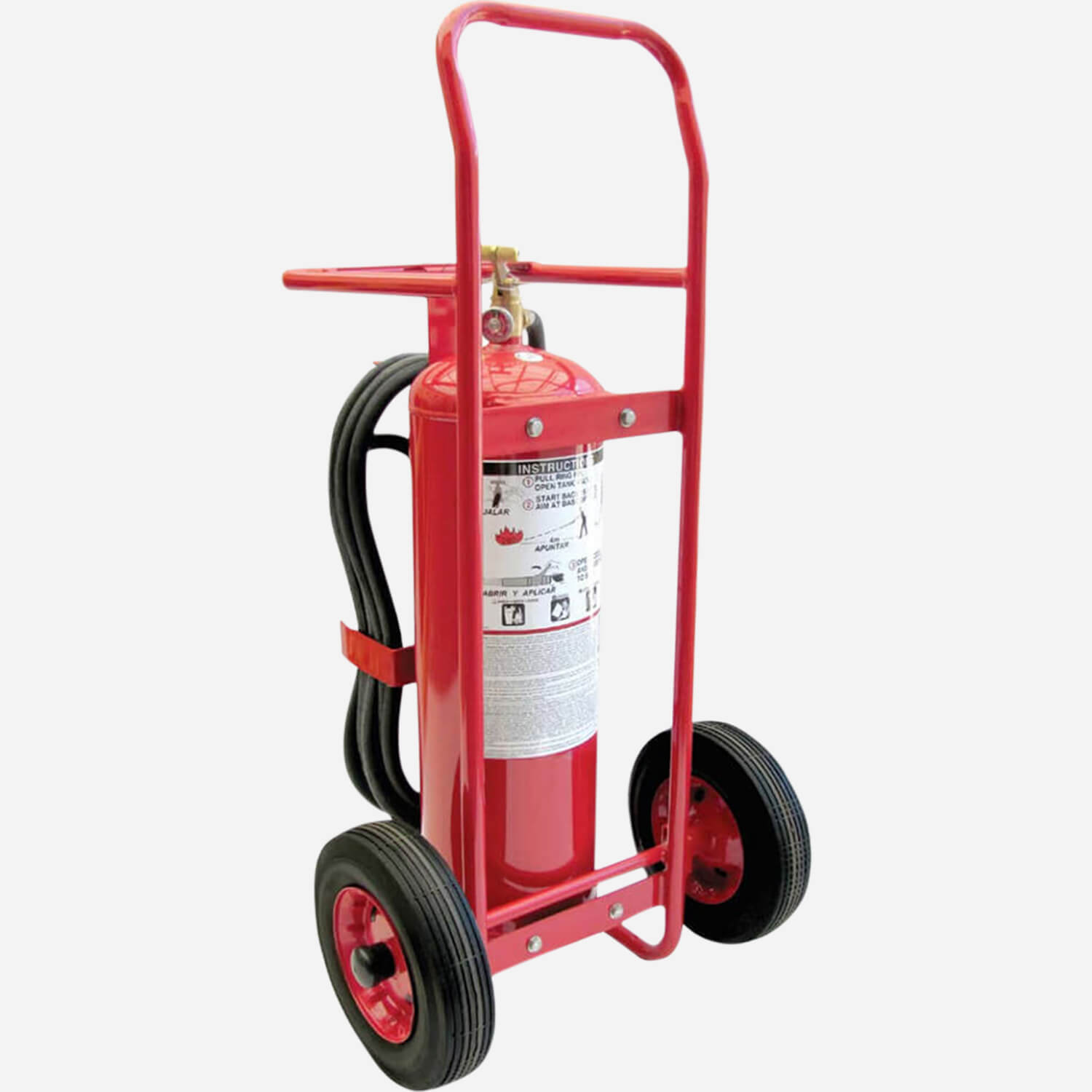 Purple-K Dry Chemical Wheeled Fire Extinguisher