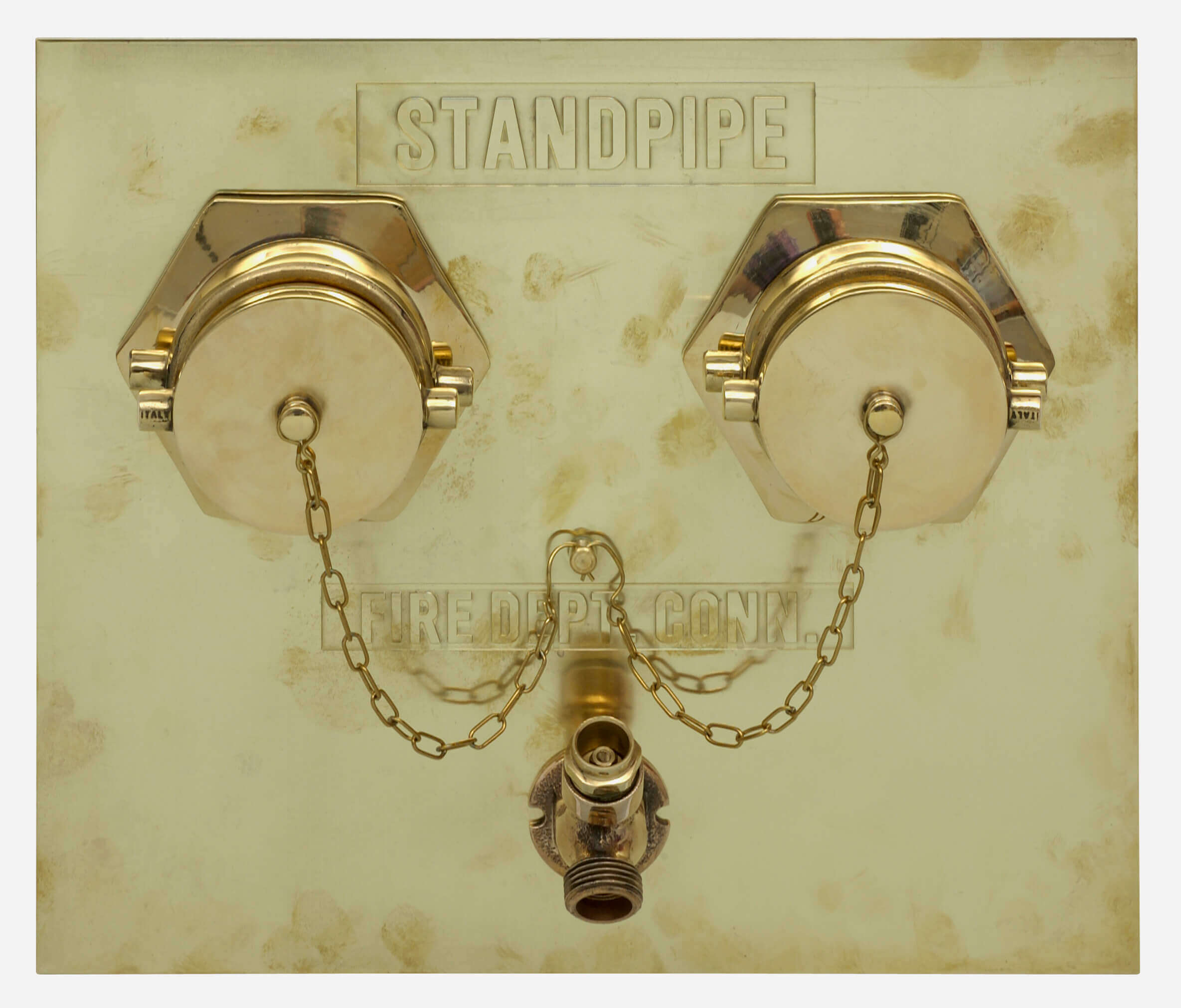 Two-Way Flush Clapper Inlet FDC w/ Sillcock