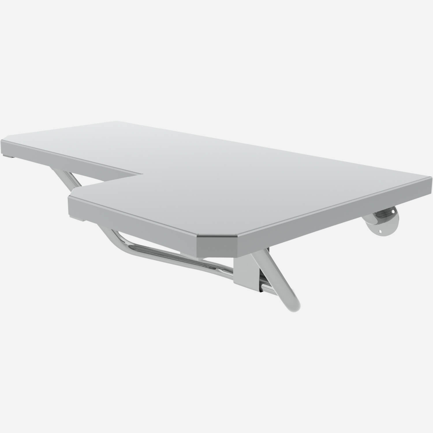 ADA Stainless Steel Folding Shower Seat, Right