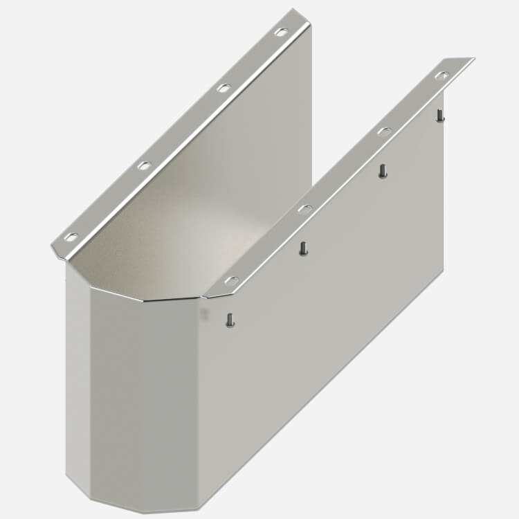 Accessory: Skirt Assembly for Bi-Level Pedestal Drinking Fountain