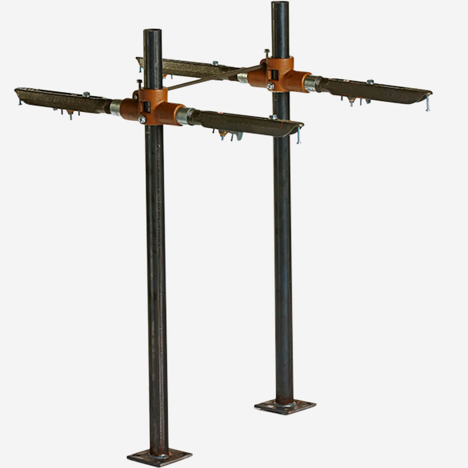 Pro-Set Upright for Back-to-Back Lavatories - Floor Mounted