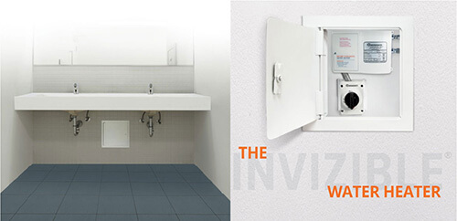 InviZible® Z Series Concealed Electric Tankless Water Heaters