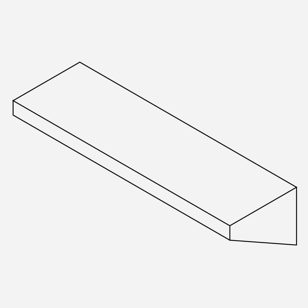 ASF2430-2608 Security Shelf Galvannealed/Stainless Steel Shelf, ASF2430-2608