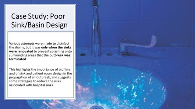 The Relationship Between Sink Design and HAIs