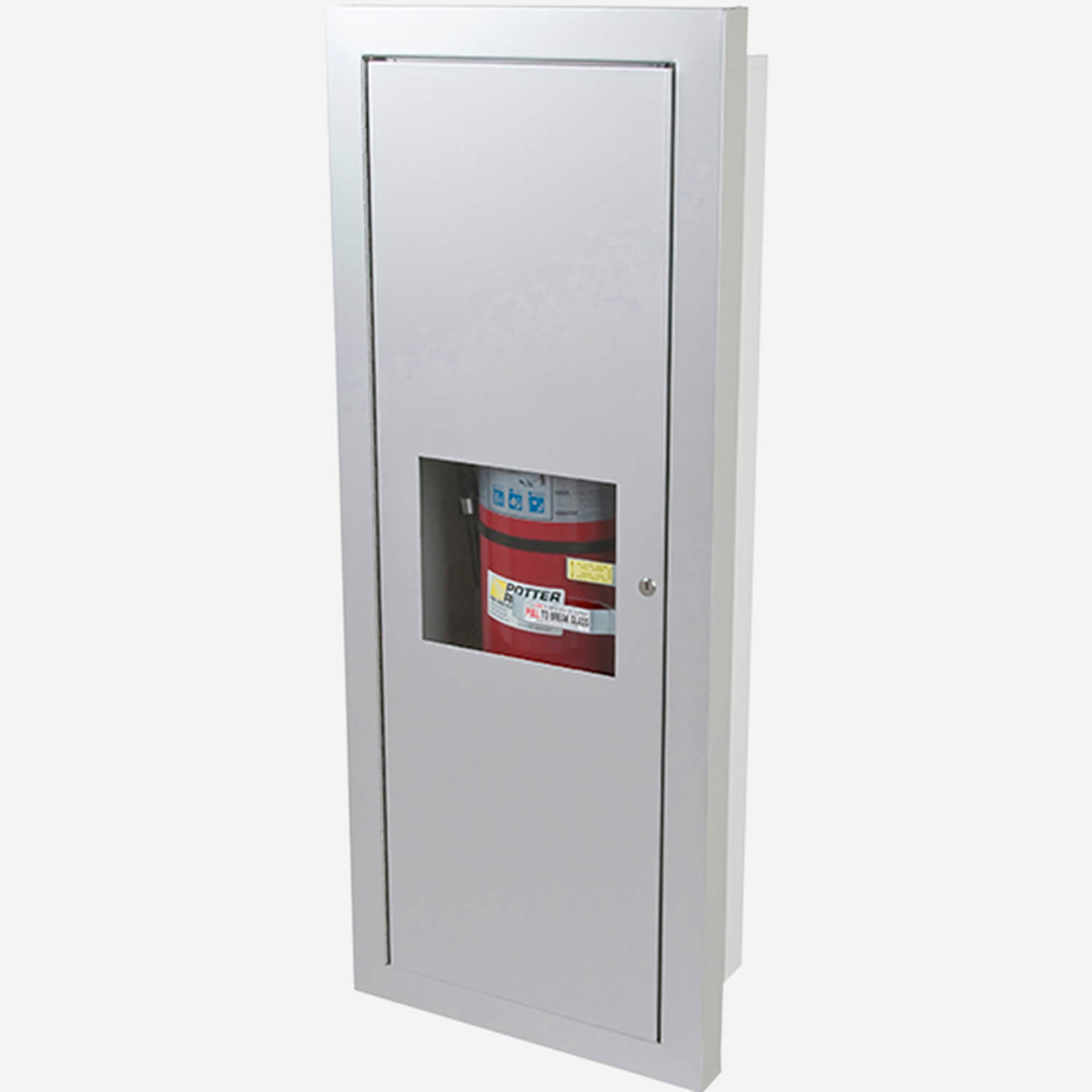 Semi-Recessed Alta Valve & Fire Extinguisher Cabinet