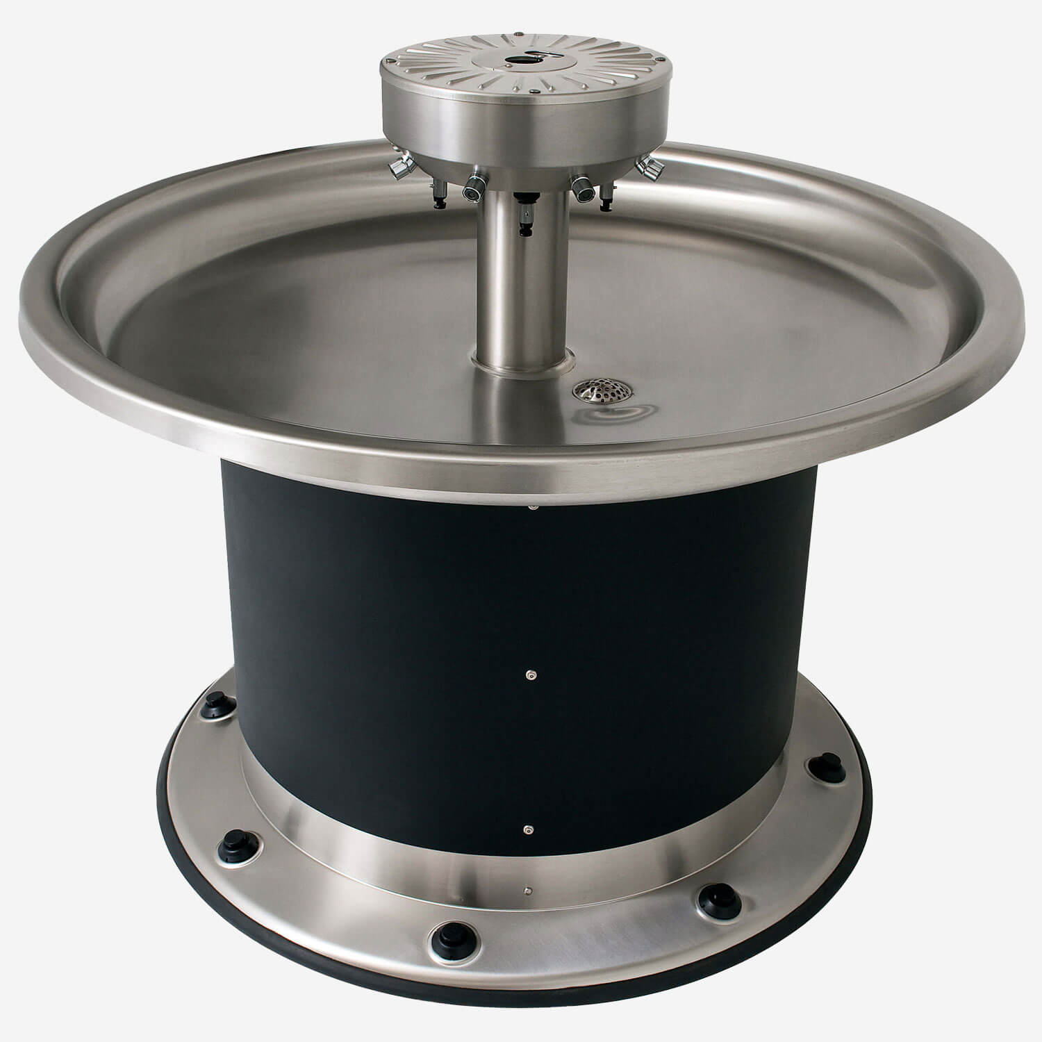 Eight Station Circular Stainless Steel Wash Fountain