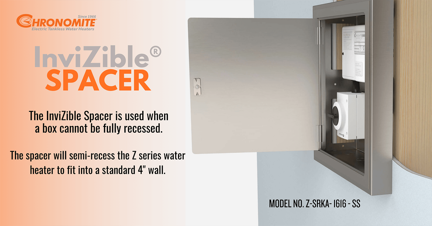 Chronomite Z Series InviZible® Spacer Kit Offers Solution for 4" Walls