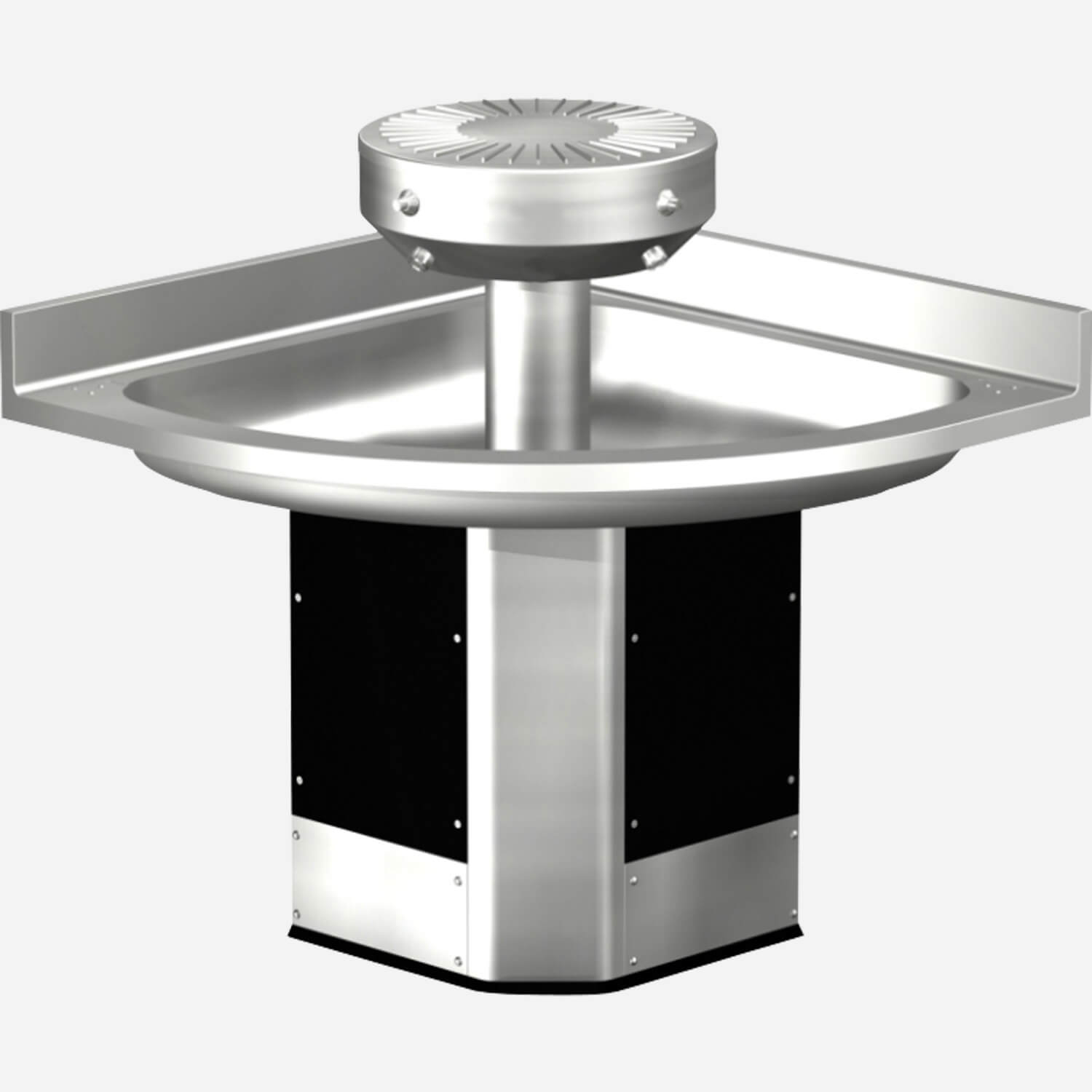 Two Station, Corner Hand Wash Fountain