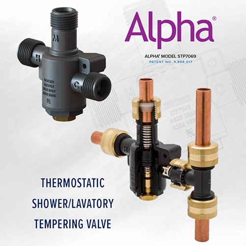 Introducing The Alpha®Thermostatic Tempering Valve